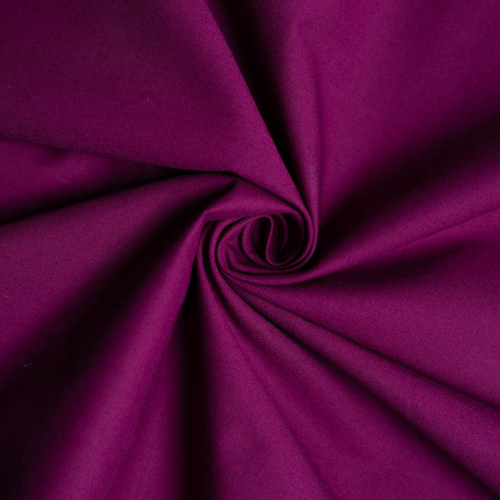 Dark Plum Solid Poplin