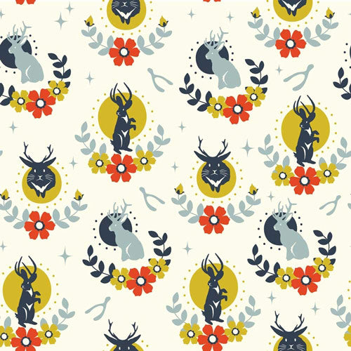 JACKALOPE CREAM DOUBLE GAUZE