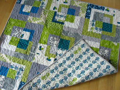 Bento Bike Quilt by Needle and Spatula