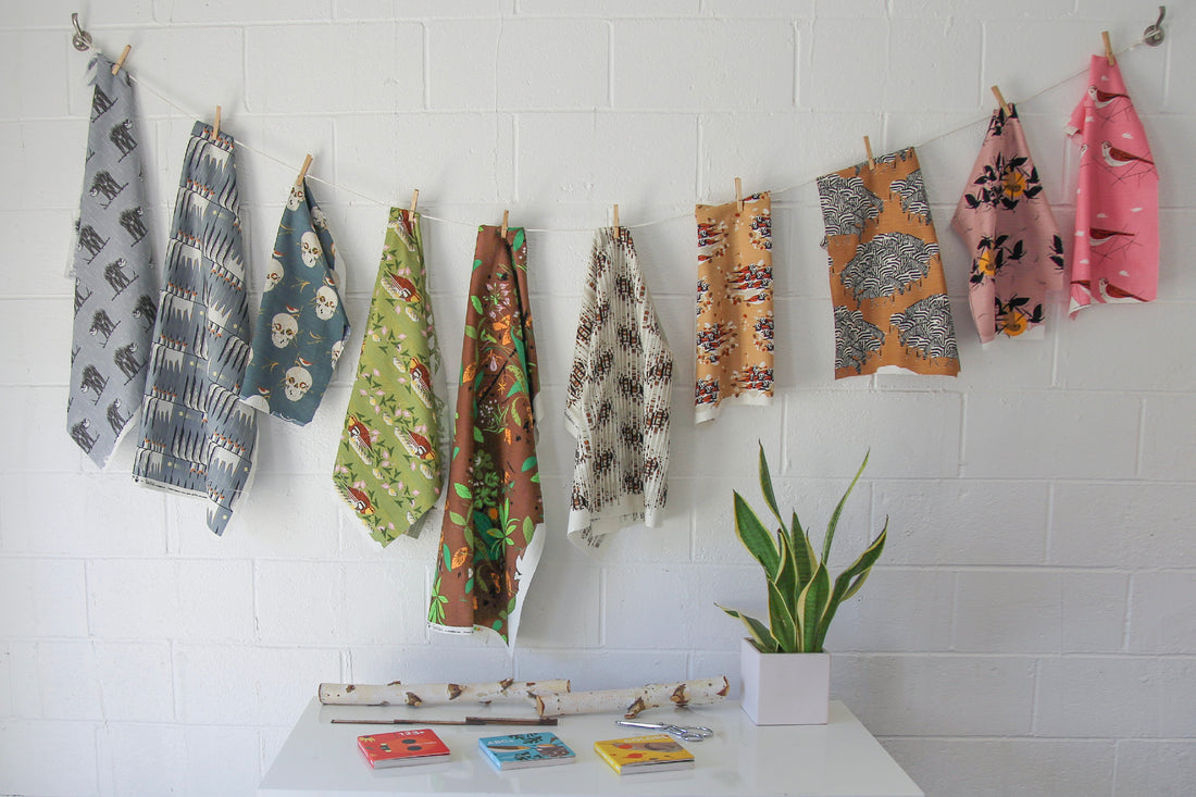 How to Sew with Birch Barkcloth!