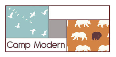 Camp Modern available in September from Birch Fabrics