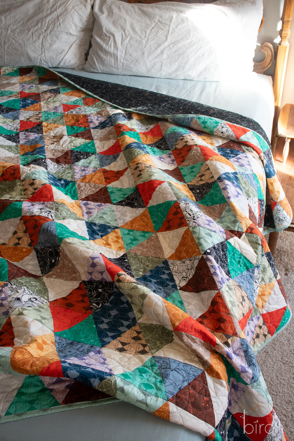 End Papers Basic Tri Love Quilt