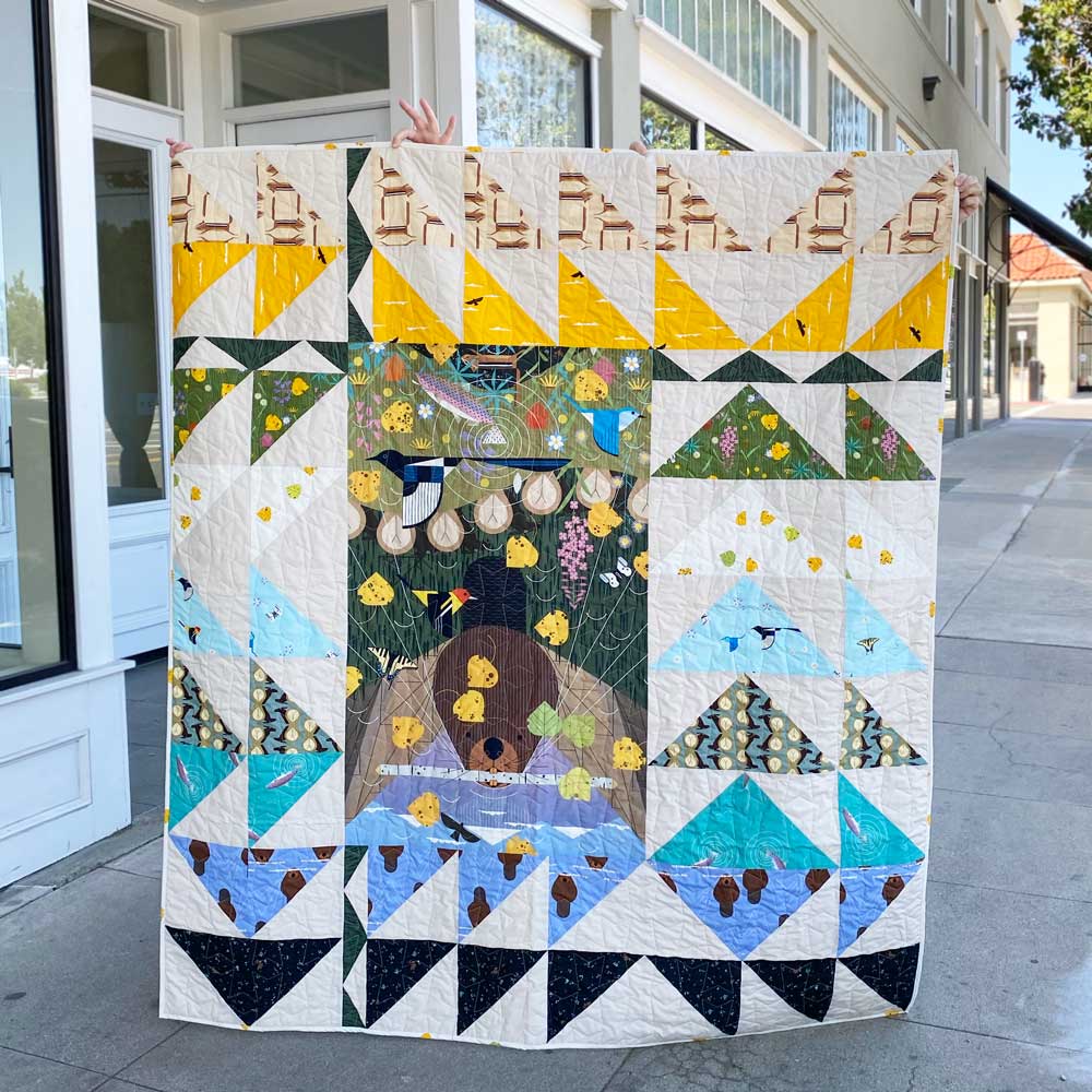 Rocky Mountains Panel Quilt Free Pattern