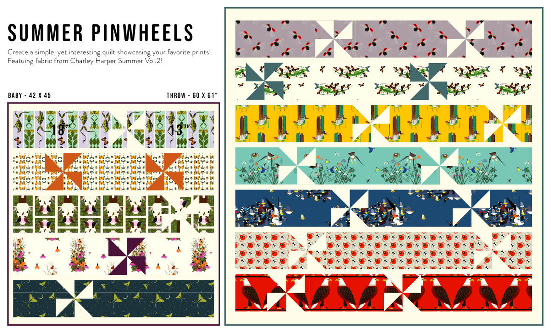 Summer Pinwheels Quilt Pattern