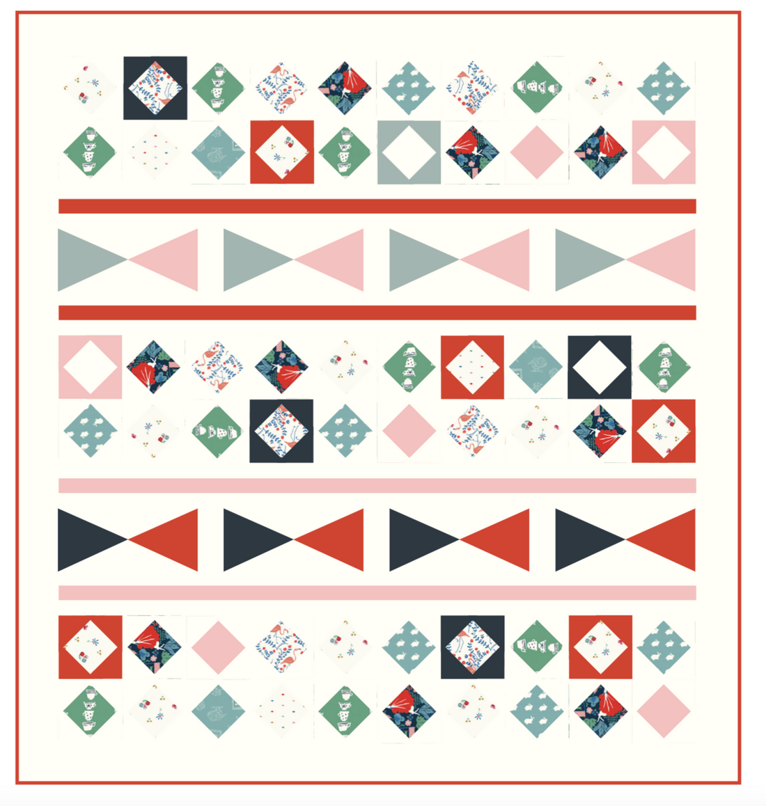 Through The Looking Glass Quilt Pattern