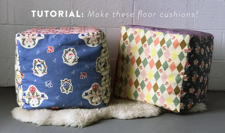 Floor Pillow Tutorial – Featuring Pirouette!