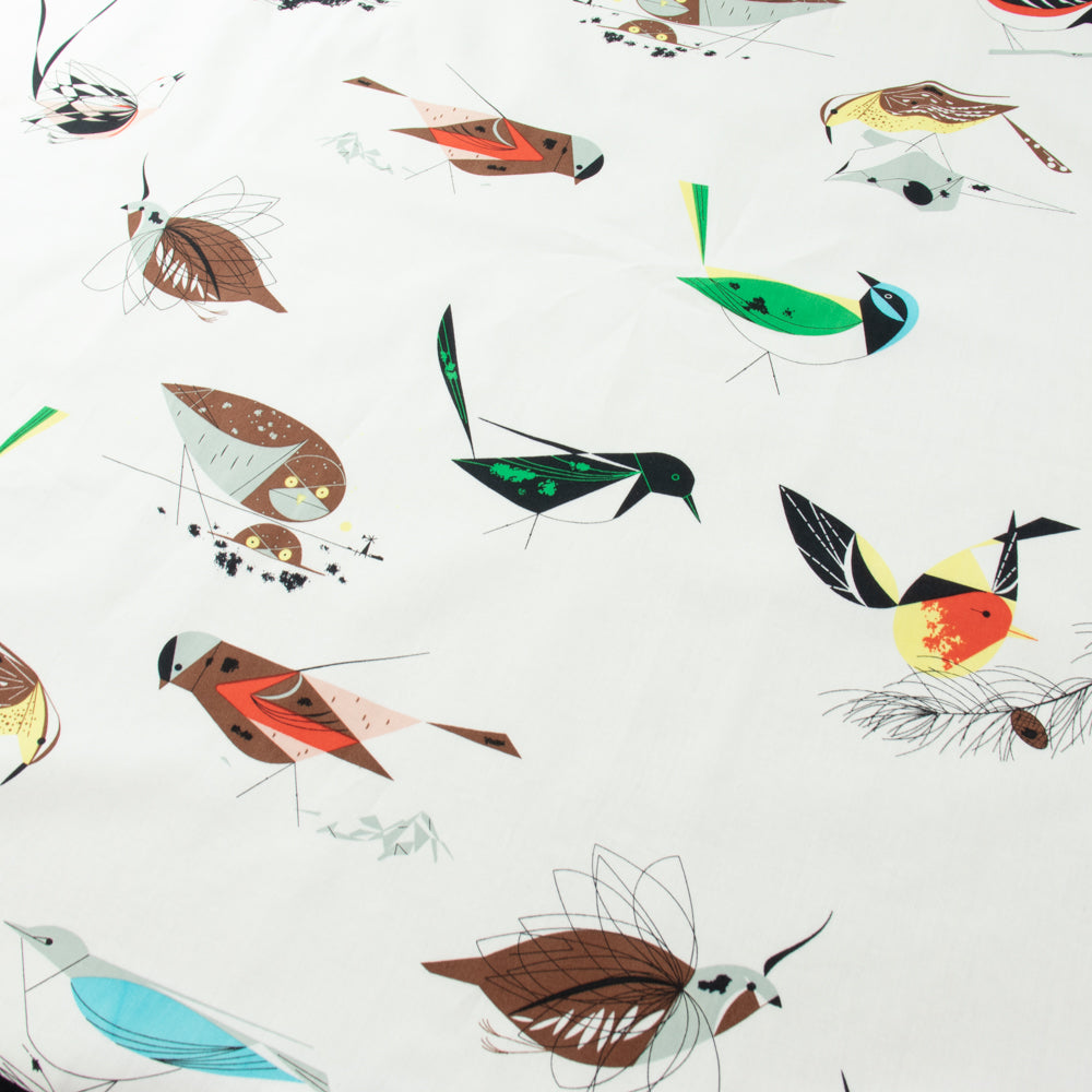 Charley Harper Western Birds 10 Year Anniversary Poplin