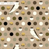 Bank Swallow Brown Barkcloth