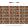 Baffling Belly Barkcloth