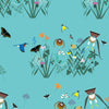 Small Field of Birds Poplin