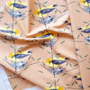 Nesting Yellow Bird Poplin