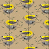 Nesting Yellow Bird Poplin