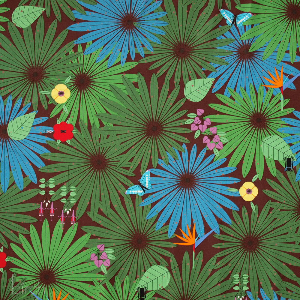 Discovery Place Foliage Poplin