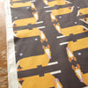 Resting Horse Brown Poplin
