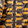 Resting Horse Brown Poplin