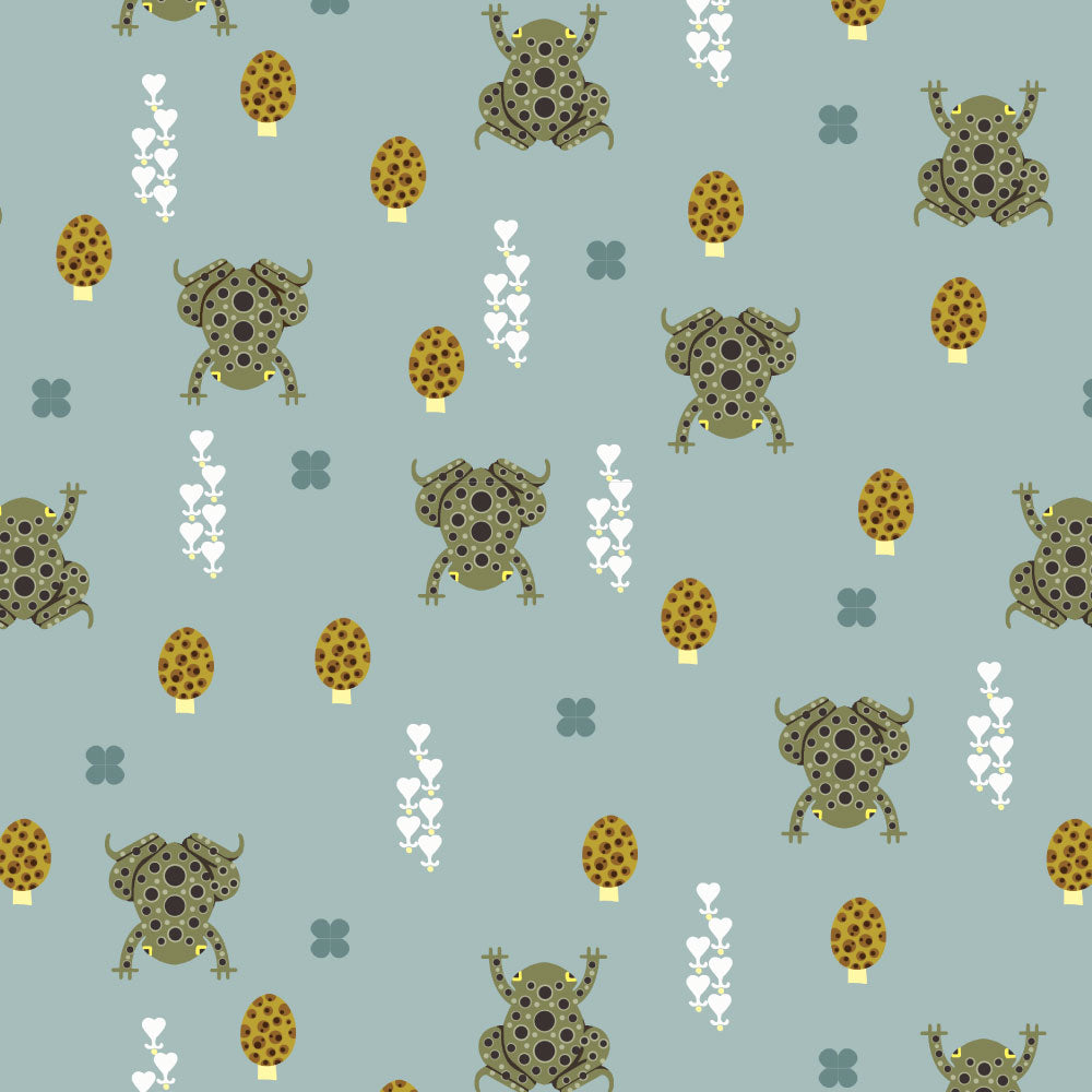 Toad and Shroom Haze Poplin