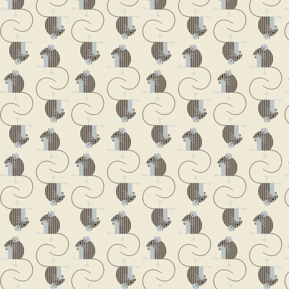 Field Mouse Cream Poplin