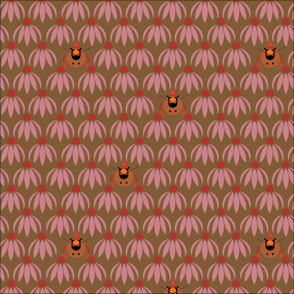 Cardinal Camo Poplin