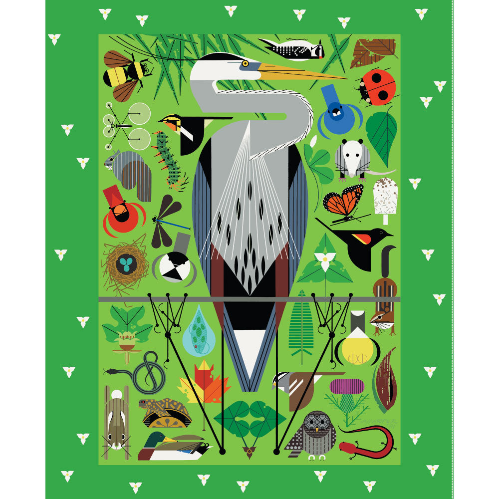 Shaker Lakes Poster Panel Poplin