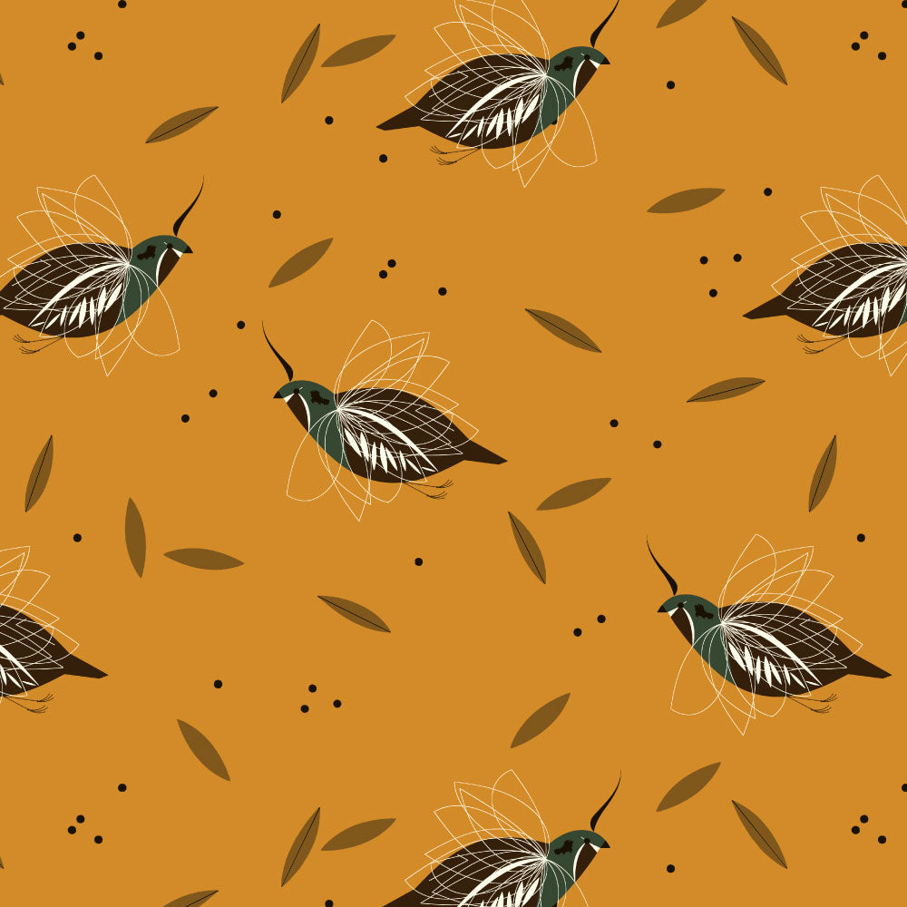 Mountain Quail Poplin
