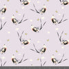 Mini Black Scissor Tailed Flycatcher Poplin