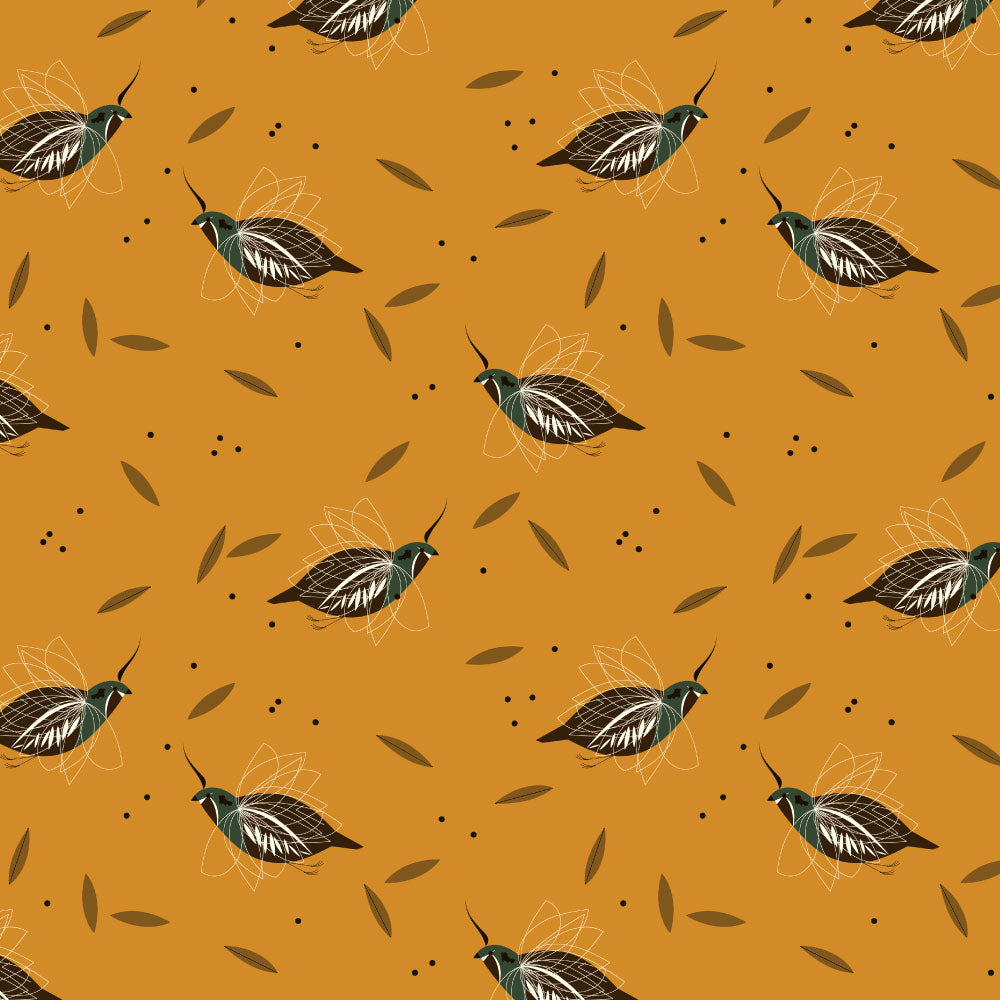 Mini Mountain Quail Poplin