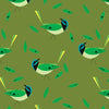 Green Jay Poplin