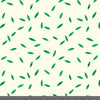 Mini Leaves Cream Poplin