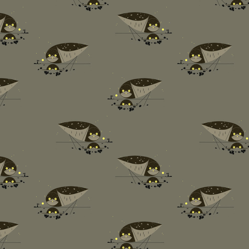 Mini Burrowing Owl Poplin