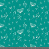 Twigs Teal Poplin