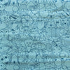 End Papers Blue Raspberry Poplin
