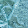 End Papers Blue Raspberry Poplin