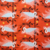 Snowy Egret Barkcloth