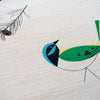 Western Birds Barkcloth