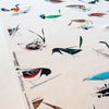 Western Birds Barkcloth