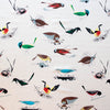 Western Birds Barkcloth