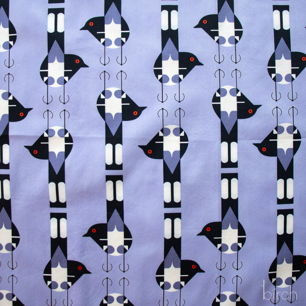Spotted Tail Blackbird Lavender Poplin