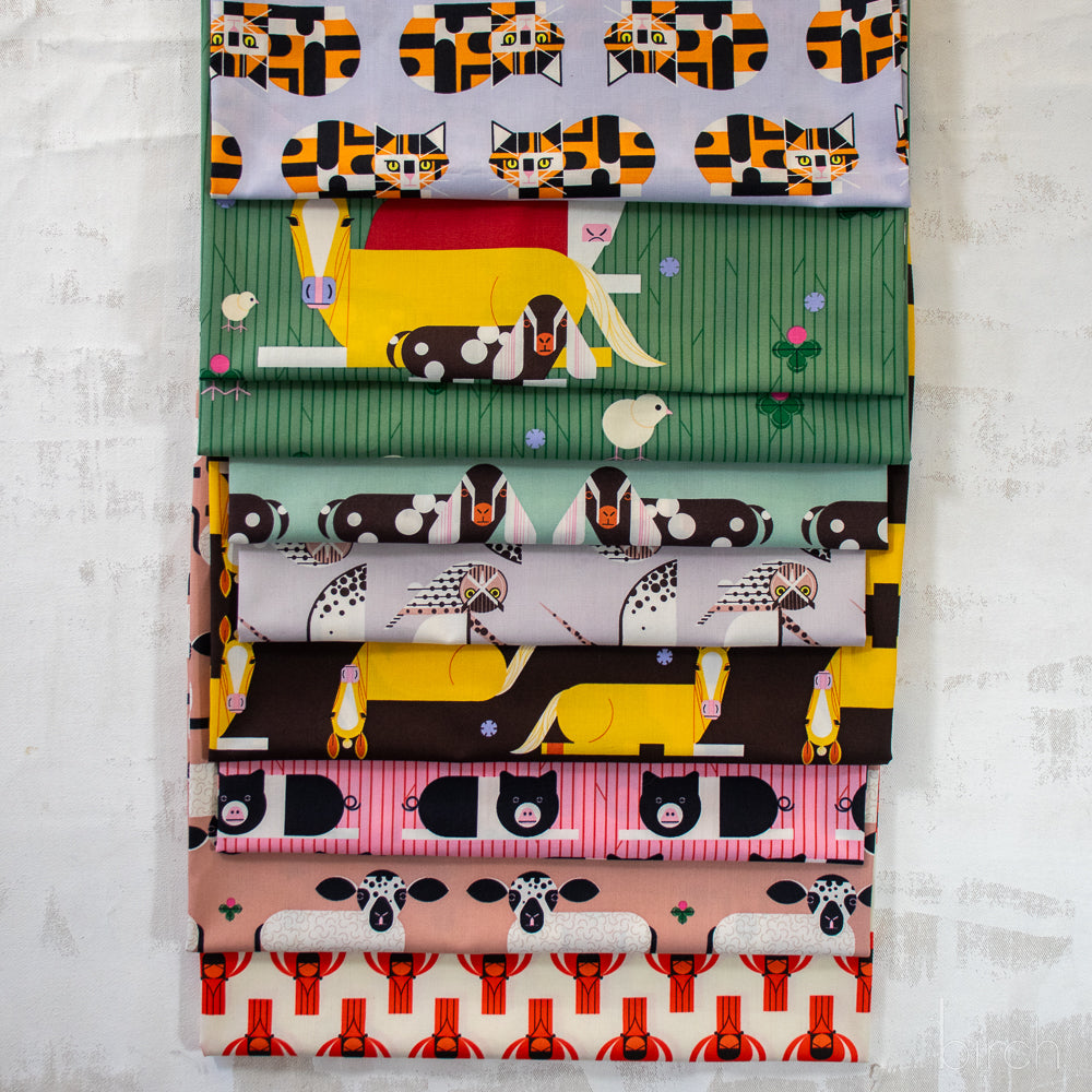 Charley Harper Best Friends Fat Quarter Bundle, 10 Total