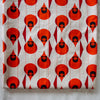 Giant Cardinal Stagger Barkcloth