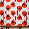 Giant Cardinal Stagger Barkcloth