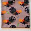Large Crawling Tale Barkcloth