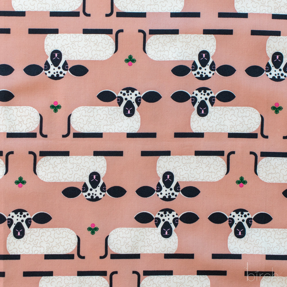 Resting Lamb Latte Poplin
