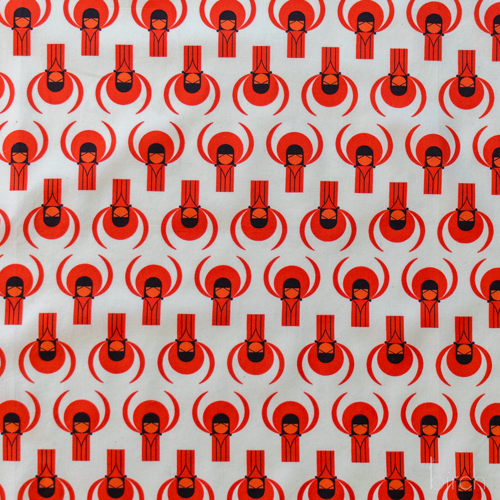 Cardinal Flight Poplin