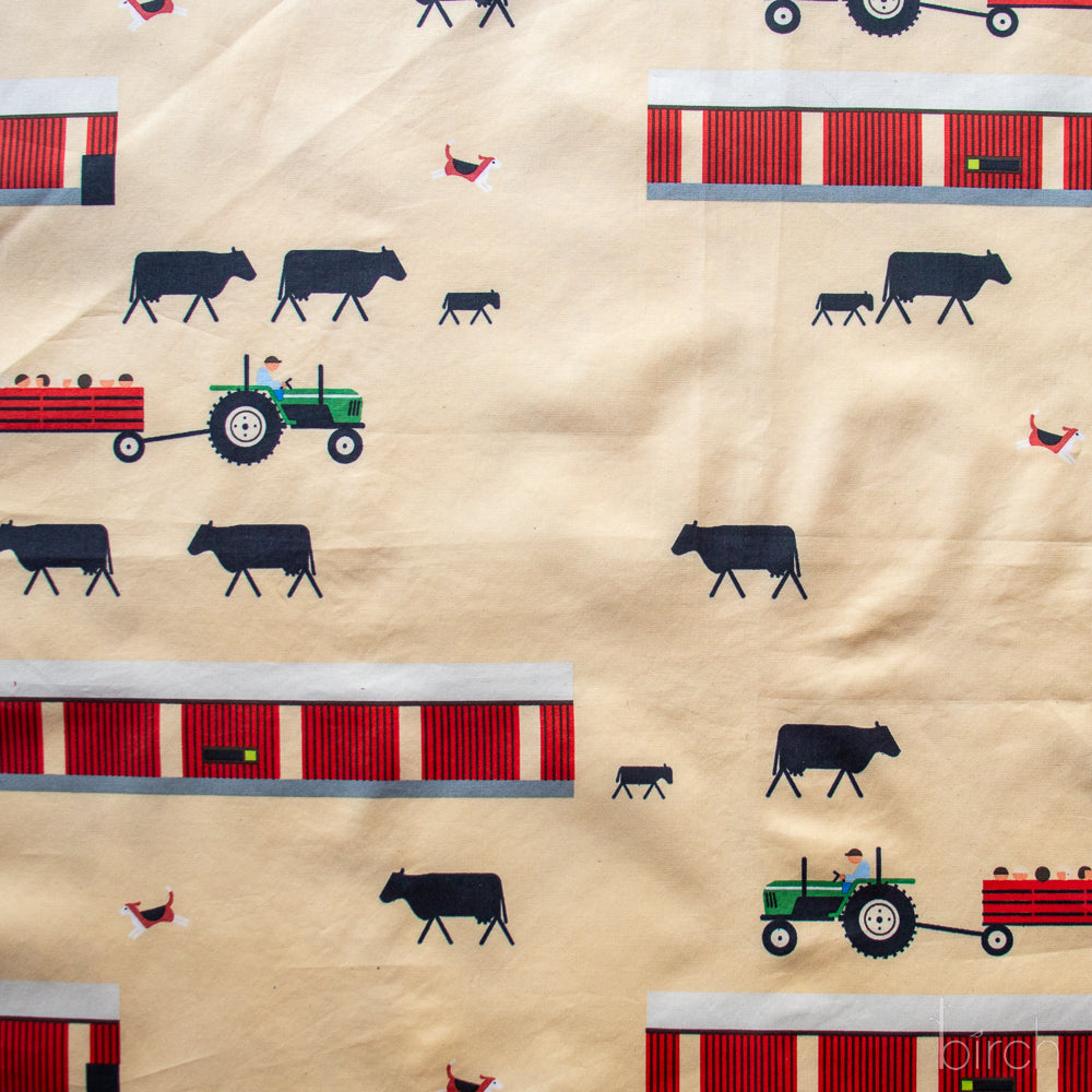 The Farm Cream Poplin