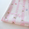 Tree Stripes Pink Poplin