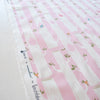 Tree Stripes Pink Poplin