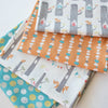Pebble Lines Pumpkin Poplin