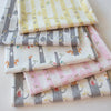 Tree Stripes Pink Poplin