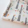Woodland Party Cream Poplin