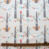Woodland Party Cream Poplin